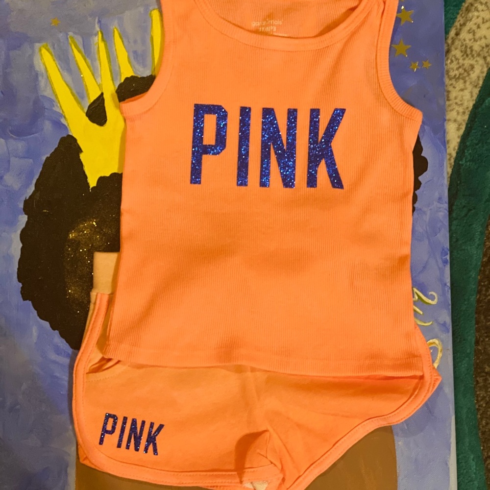 3T Pink INSPIRED 2 piece set
